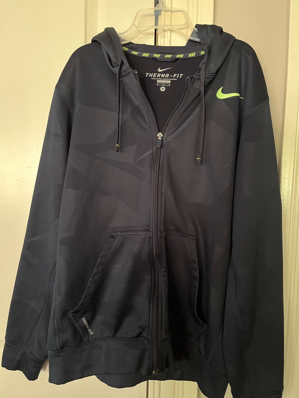 Nike Therma-FIT Full Zip Hoodie Athletic Jacket Men's Size M